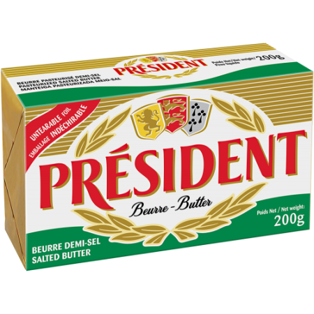 путер солен President 200g